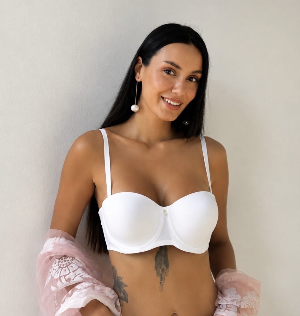 Silicone Supported Strapless